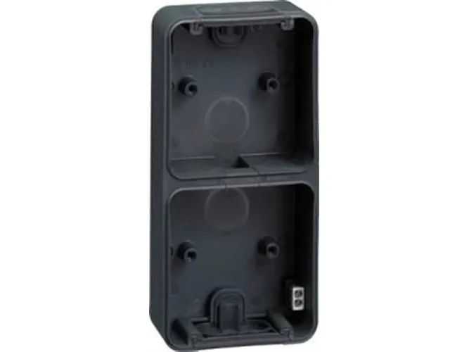 LAURITZ KNUDSEN OPUS® 74 underlag 2 modul lodret, antracitgrå.