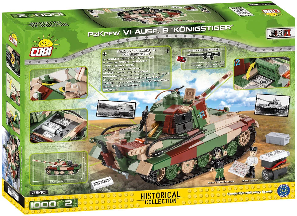 CHAR ALLEMAND PANZER VI TIGRE AUSF.B KONIGSTIGER 1:28
