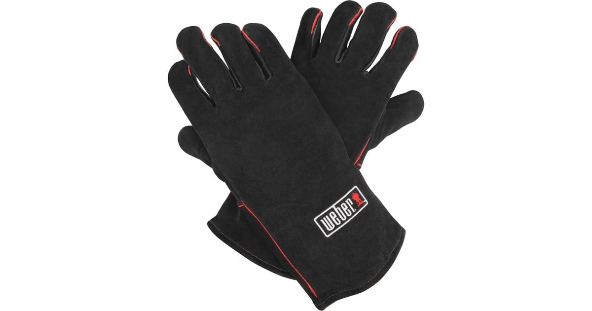 WeberLeren barbecuehandschoenen  (Zwart)