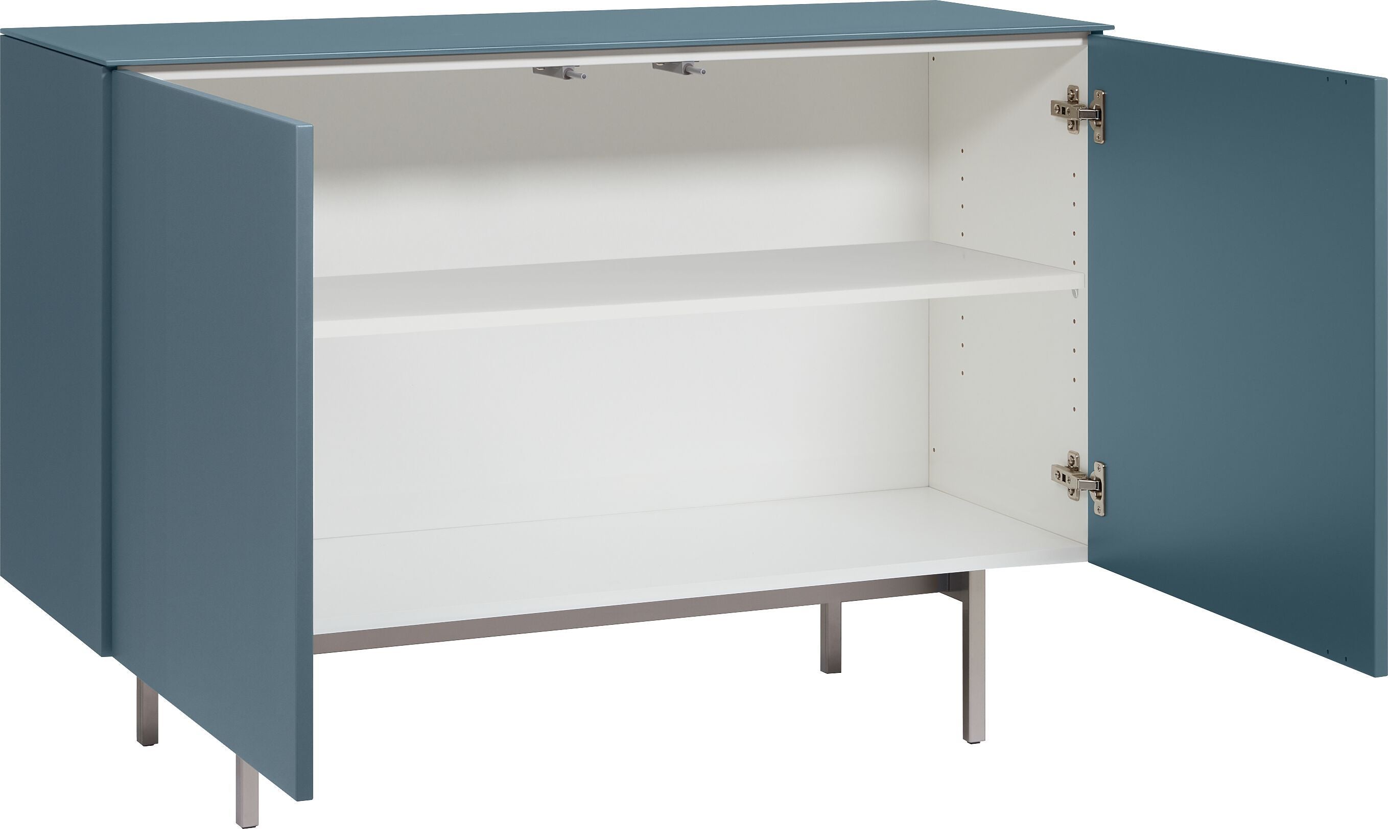 TILL Sideboard - Dunkelblau / B: 112.0 cm x T: 41.0 cm x H: 78.3 cm