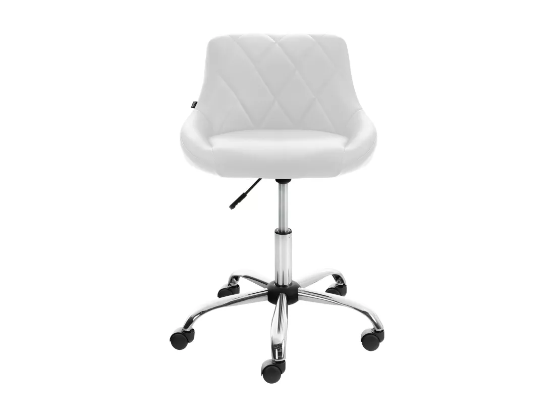 Chaise de bureau - Similicuir & Métal chromé - Lazio