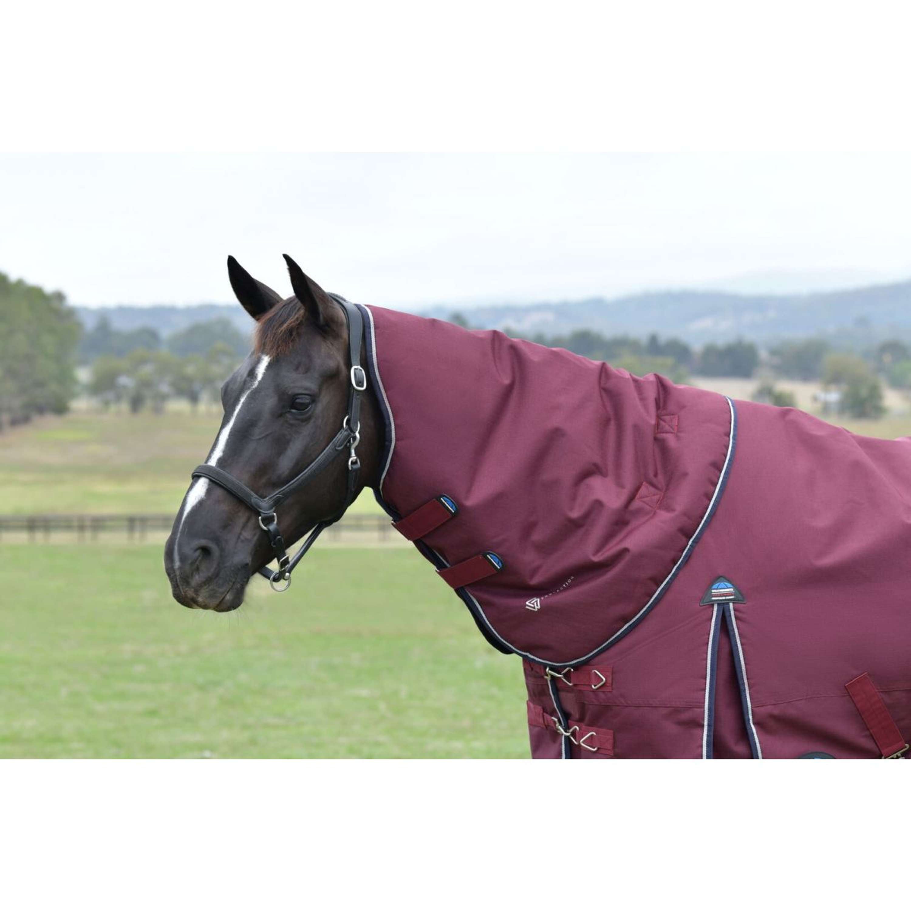 WeatherBeeta Halsstuk ComFiTec Essential Turnout 220g Burgundy/Navy