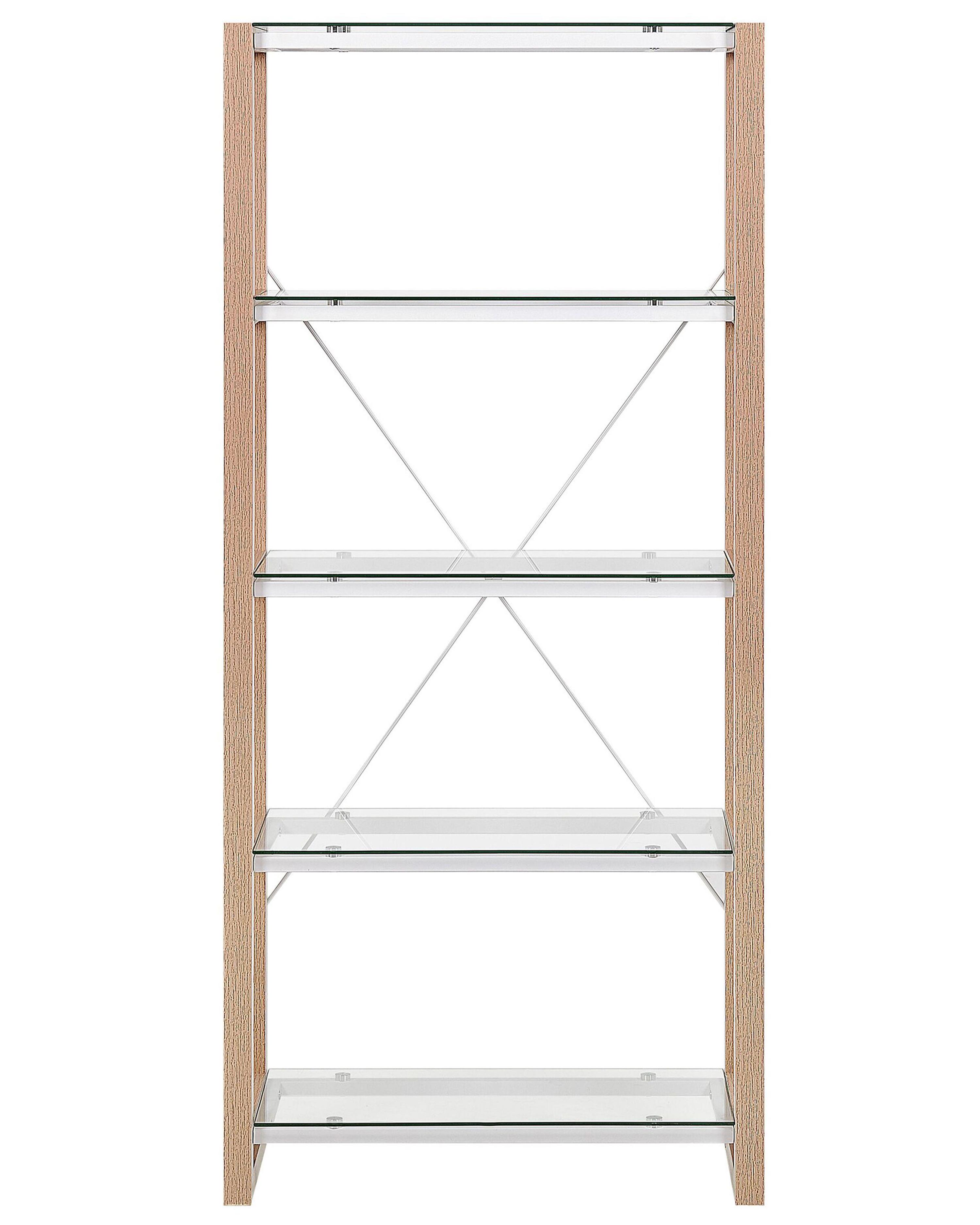 Opbergkast met 4 planken JENKS 152 cm Wit