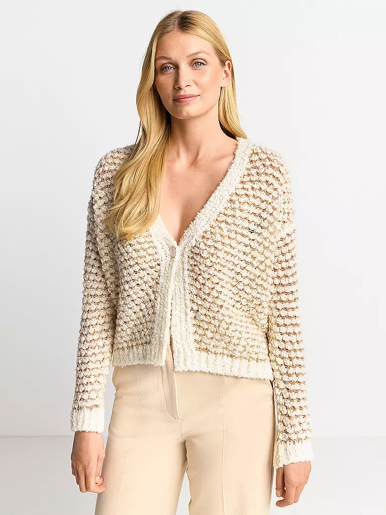 RICH & ROYAL Strickjacke creme