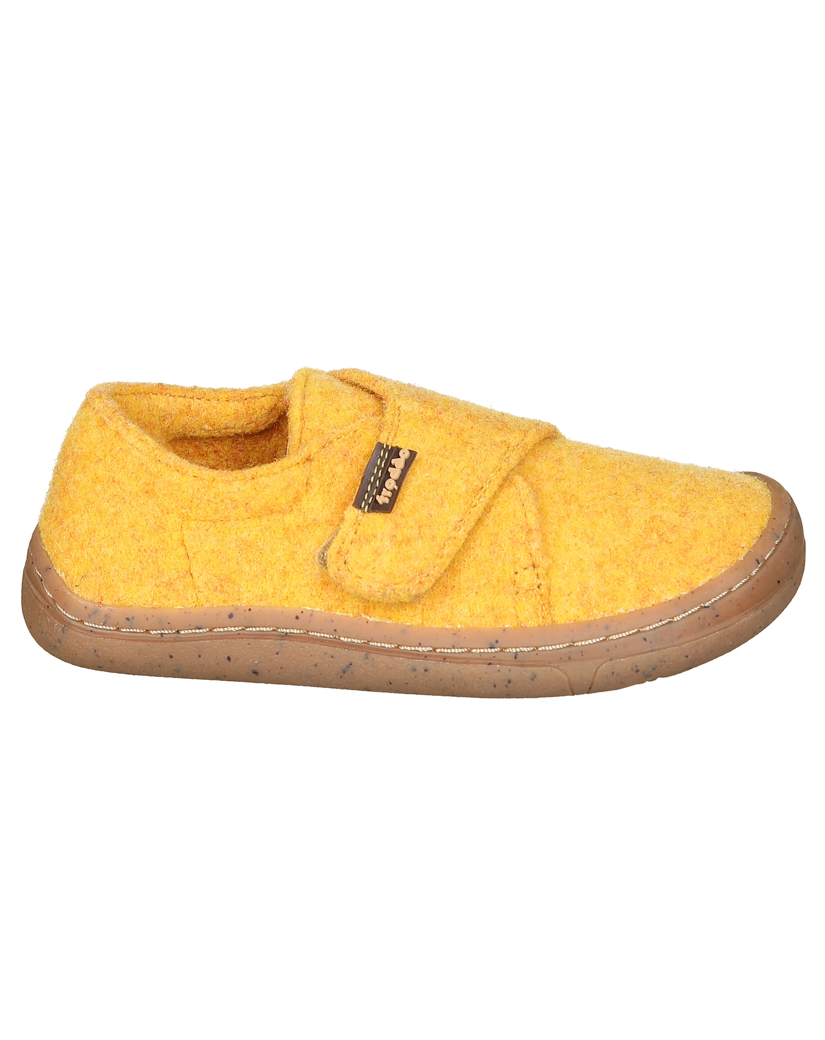 Klett-Hausschuhe BAREFOOT WOOLY in yellow