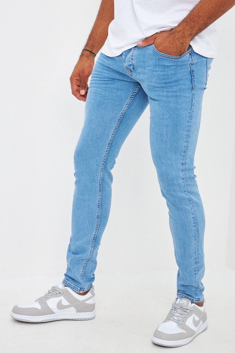 Jean Brentiny bleu uni