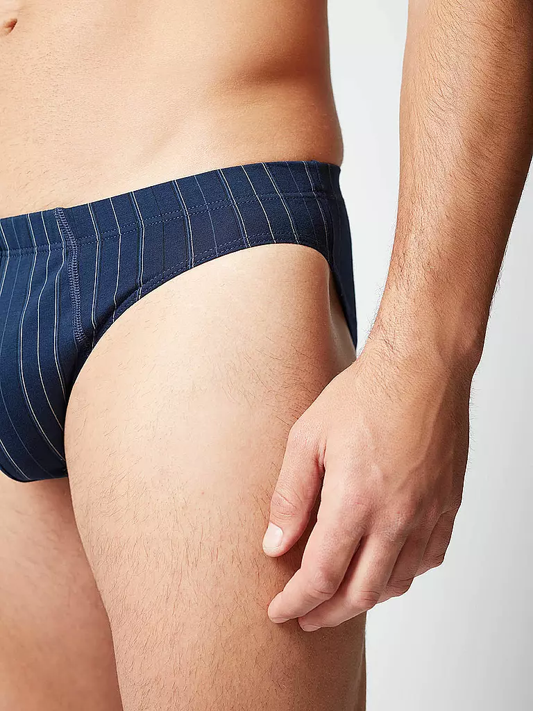 HUBER Brasil Slip 2er Pkg. dressblue stripe blau