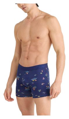 Boxer Saxx DropTemp Cooling Cotton Fly Island Life Midnight Bleu Marine Homme
