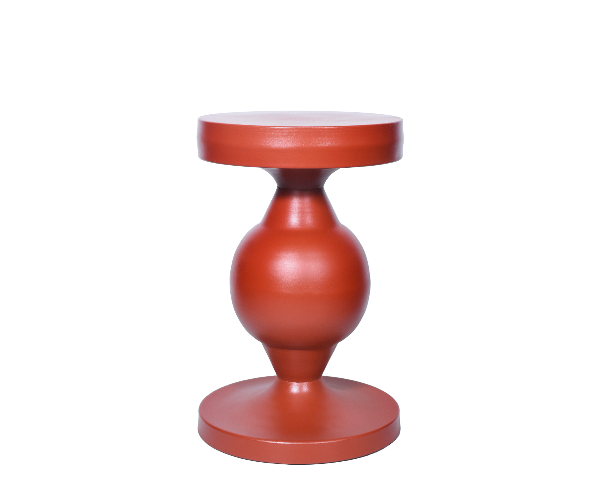 Bijzettafel Liset rood bruin