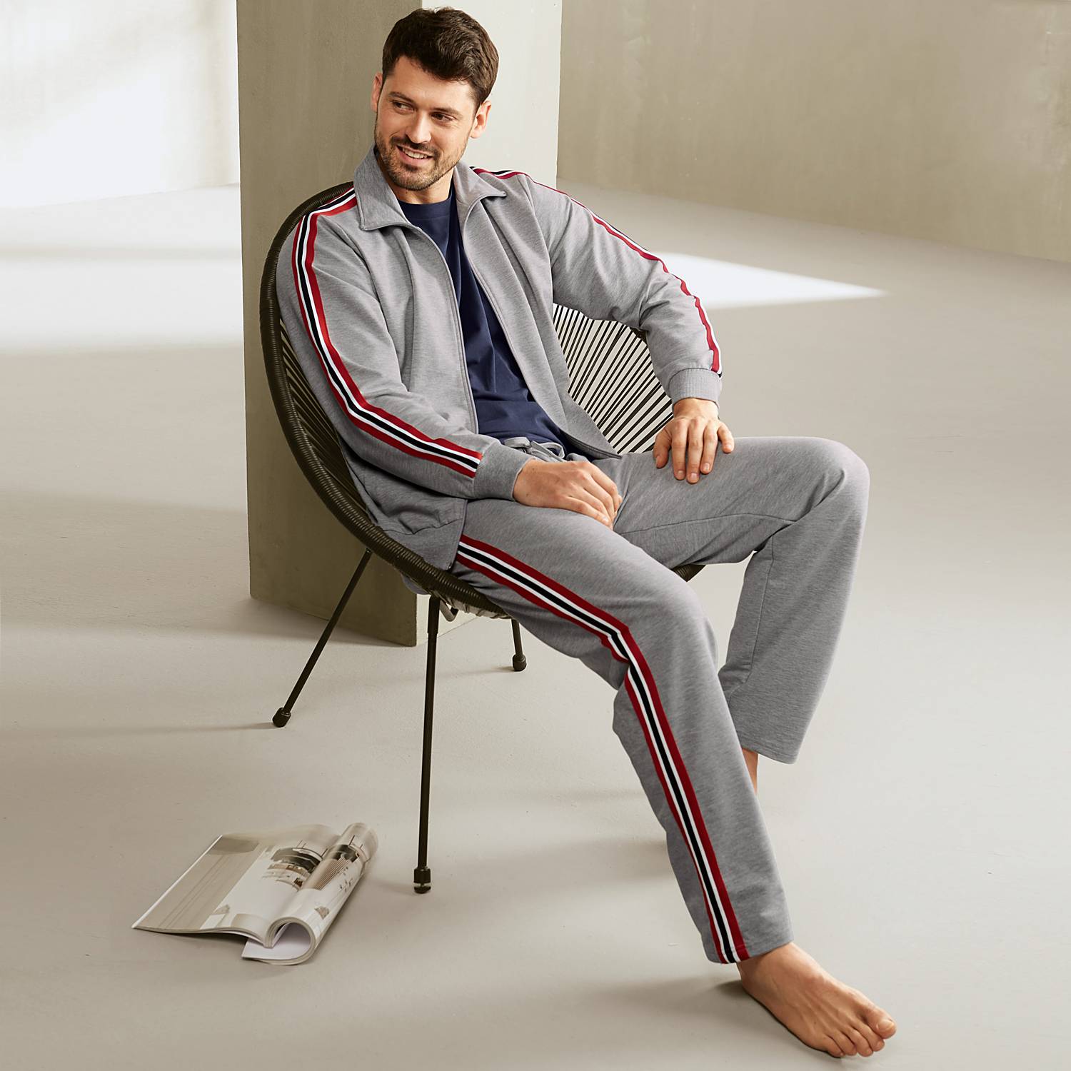 Erwin Müller Sweat Herren-Freizeithose, lang