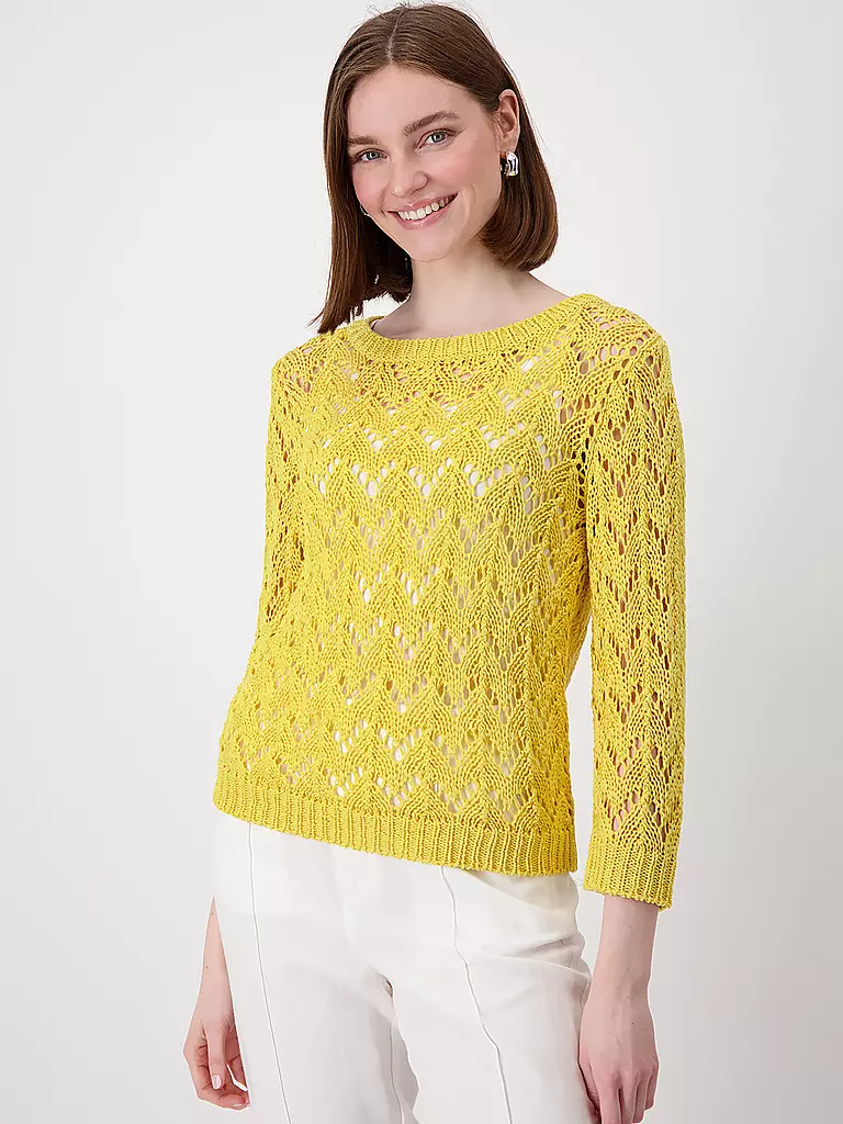 MONARI Pullover gelb