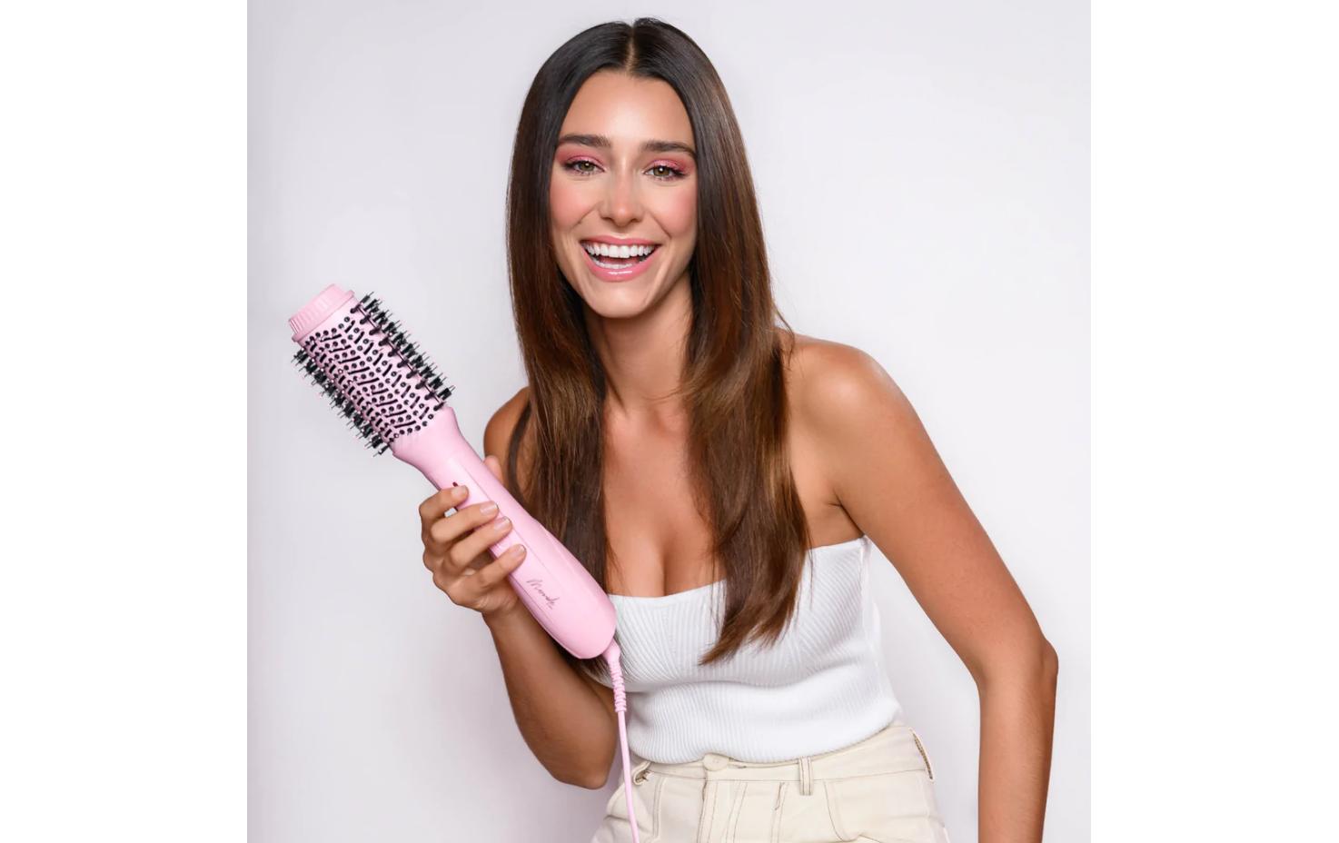 Warmluftbürste Blow Dry Brush PinkWarmluftstyler