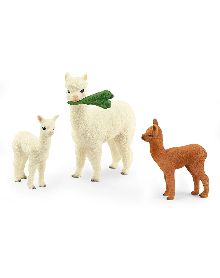 schleich® 42544 Wild Life – Alpakafamilie