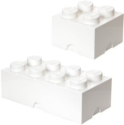 Lego Oppbevaringspakke, Hvit