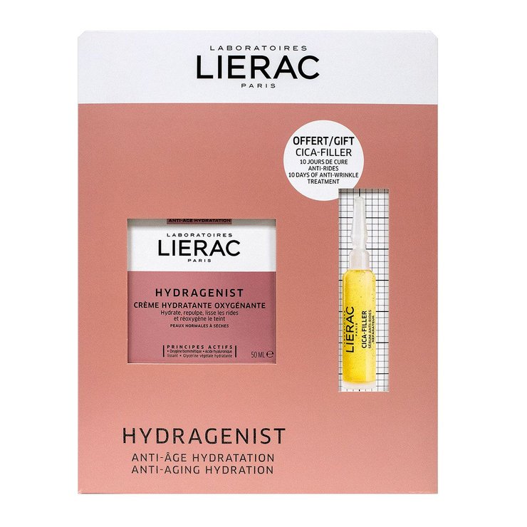 Hydragenist crème anti-âge 50ml + Cica-Filler sérum offert