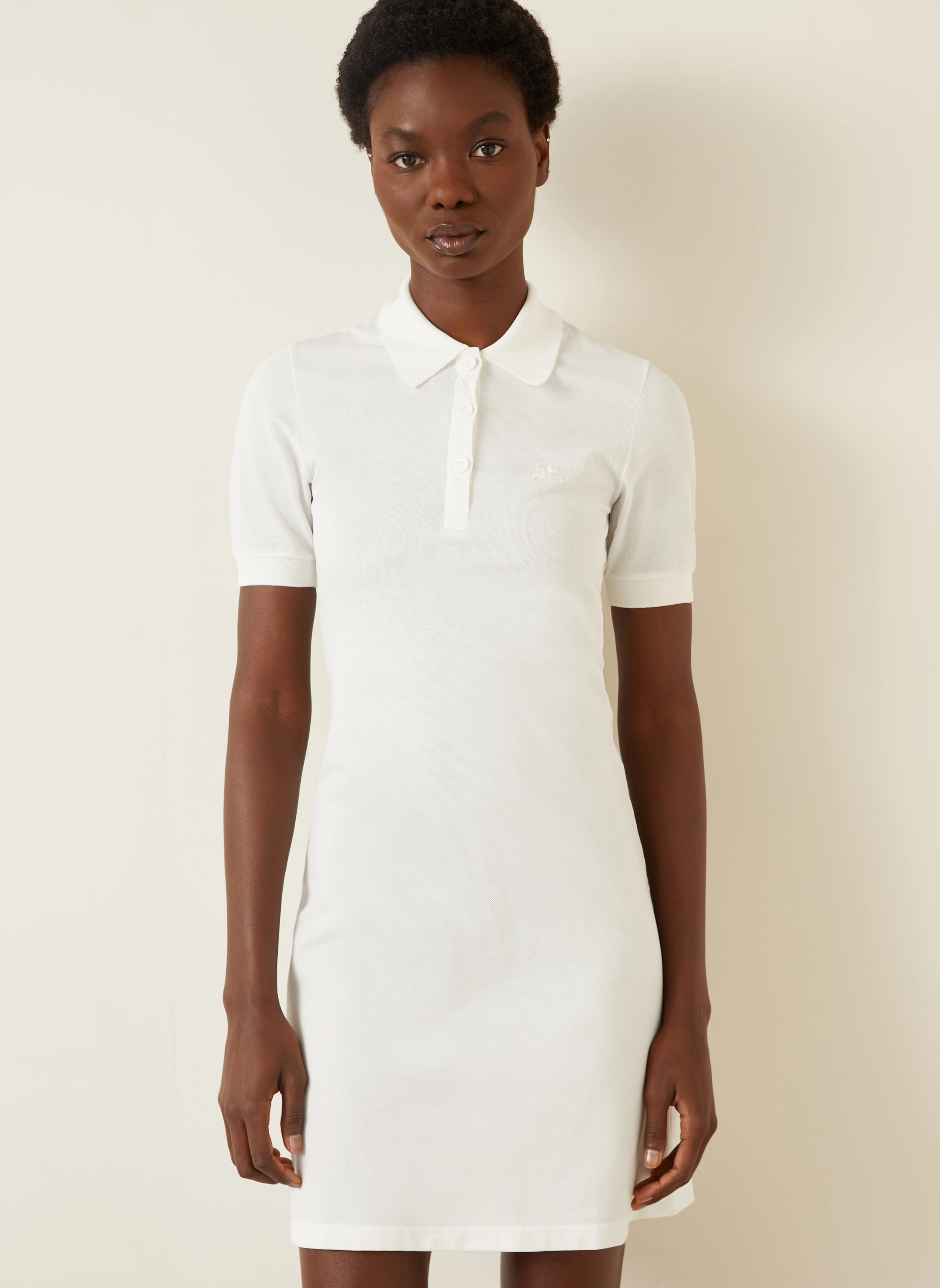 Courrèges Piqué-Polokleid