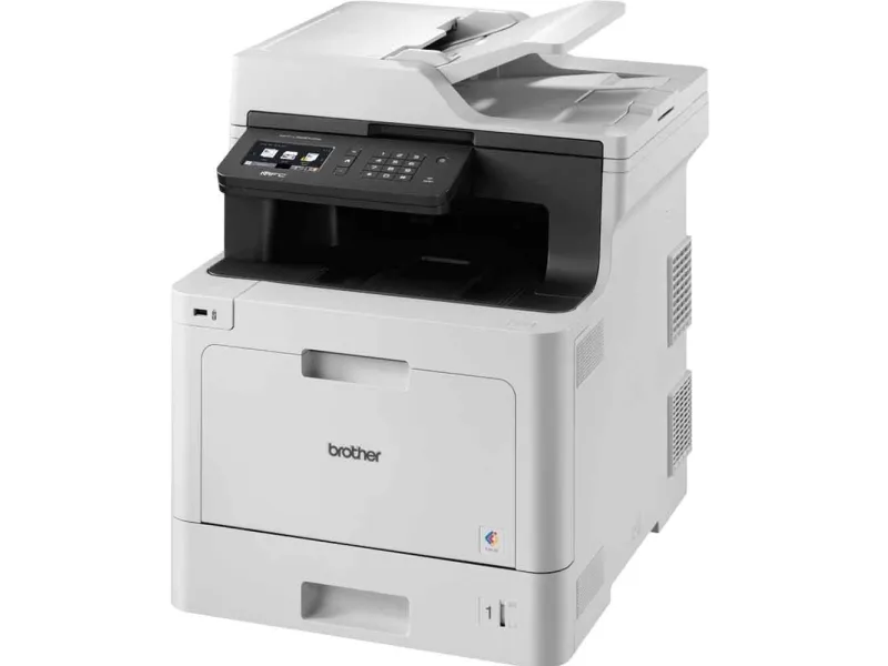 Brother MFC-L8690CDW - Multifunktionsprinter - farve - laser - 215.9 x 355.6 mm (original) - A4/Legal (medie) - op til 31 spm (kopiering) - op til 31 spm (udskriver) - 300 ark - 33.6 Kbps - USB 2.0, Gigabit LAN, Wi-Fi(n), USB vært