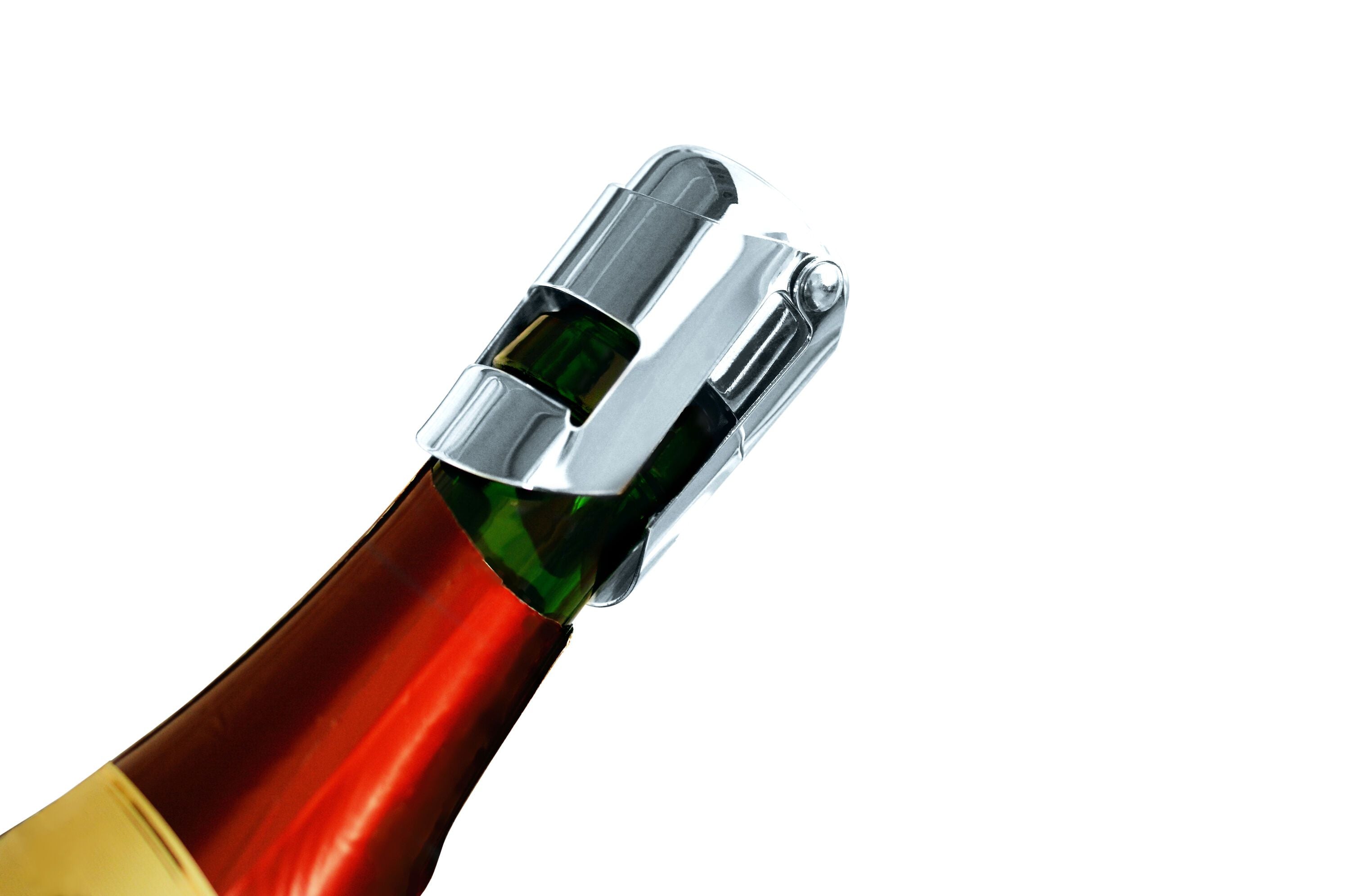 VIN BOUQUET Sektflaschenverschluss - Silber / H: 6.5 cm