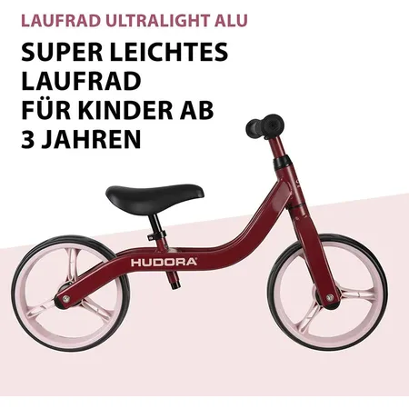 Hudora Laufrad Ultralight Alu, bordeaux