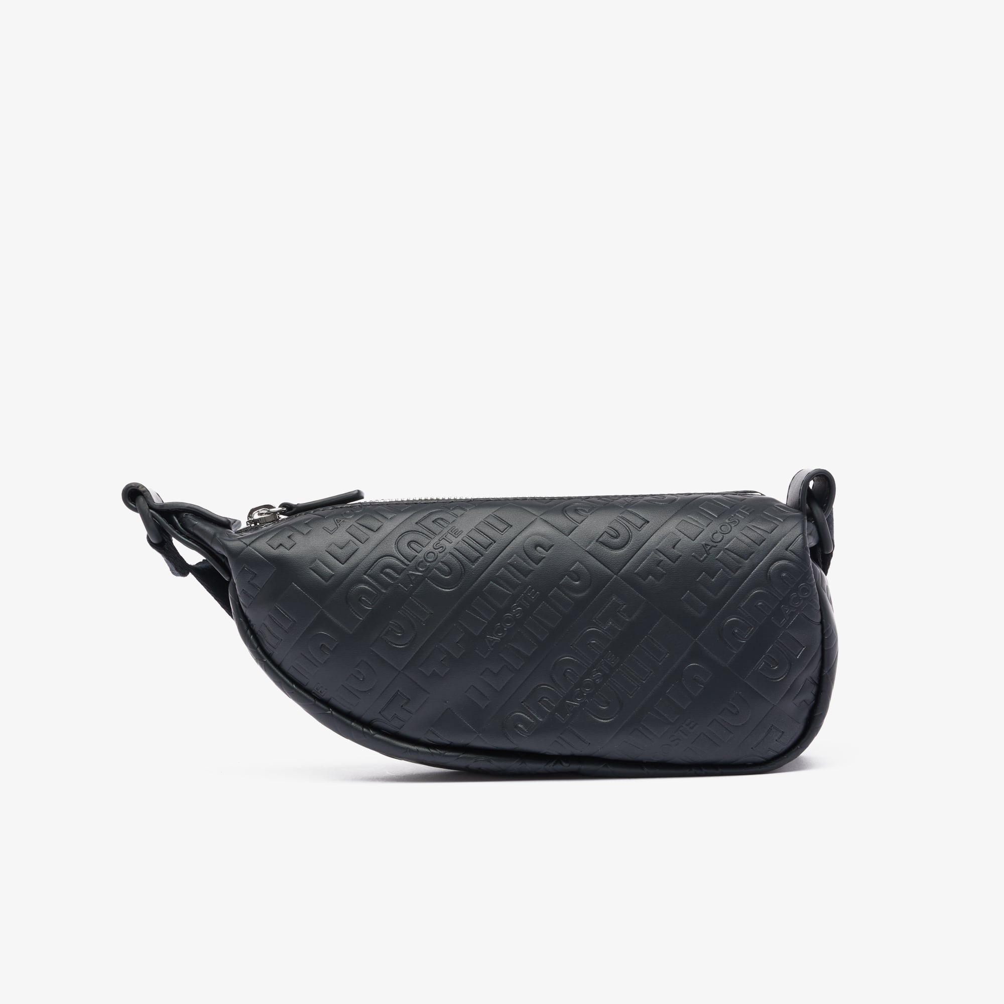 Sac crossover Alga en toile enduite imprimée Sacoches & Pochettes - Noir - Lacoste - Unisex