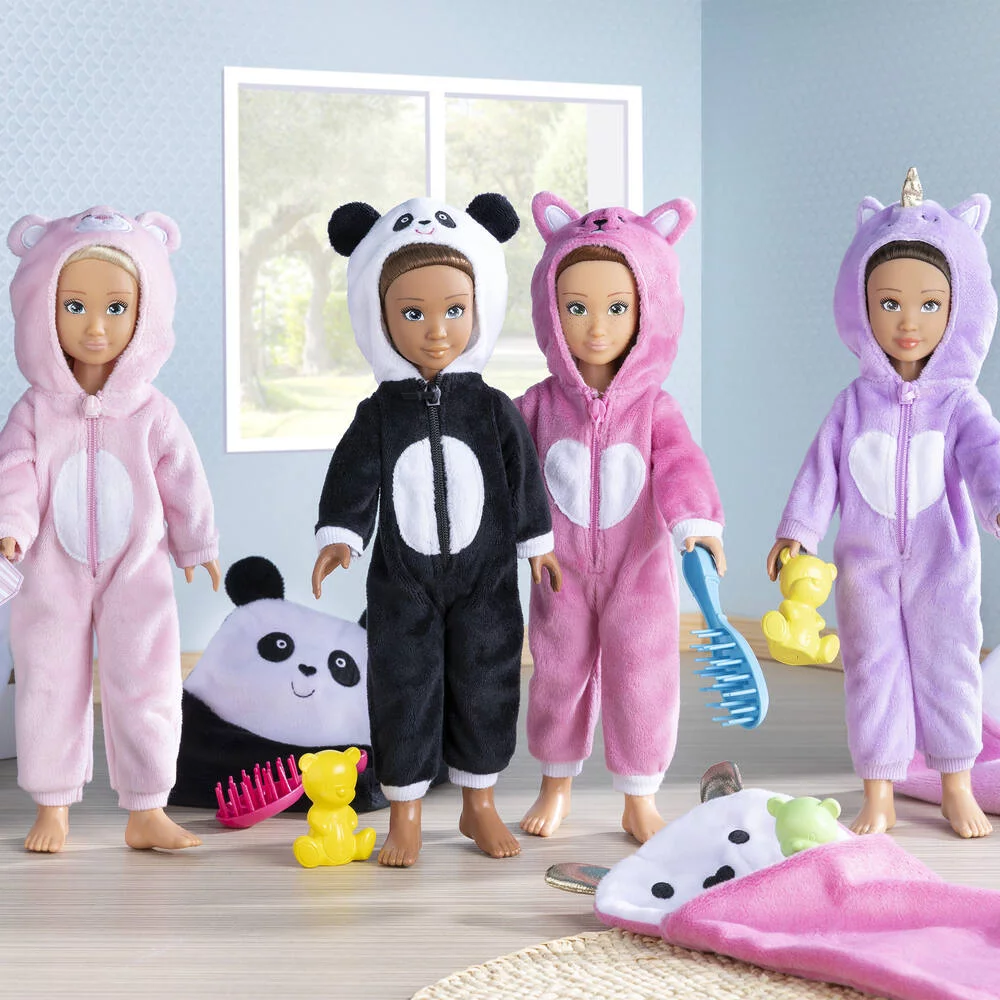 COROLLE GIRLS -POUPEE MANNEQUIN - COFFRET LUNA PYJAMA PARTY - 28CM