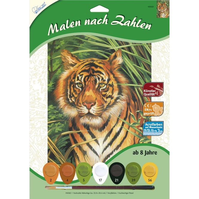 Malen nach Zahlen -  Tiger