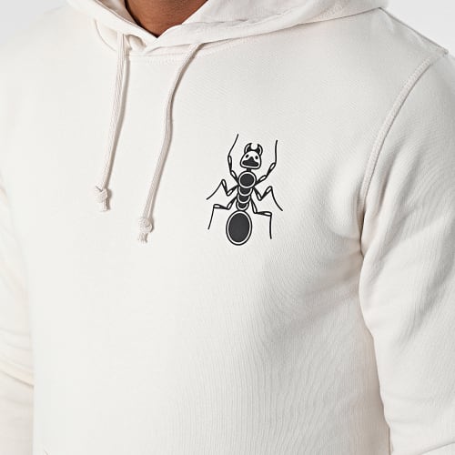 Sweat Capuche Original Spirit Beige Noir