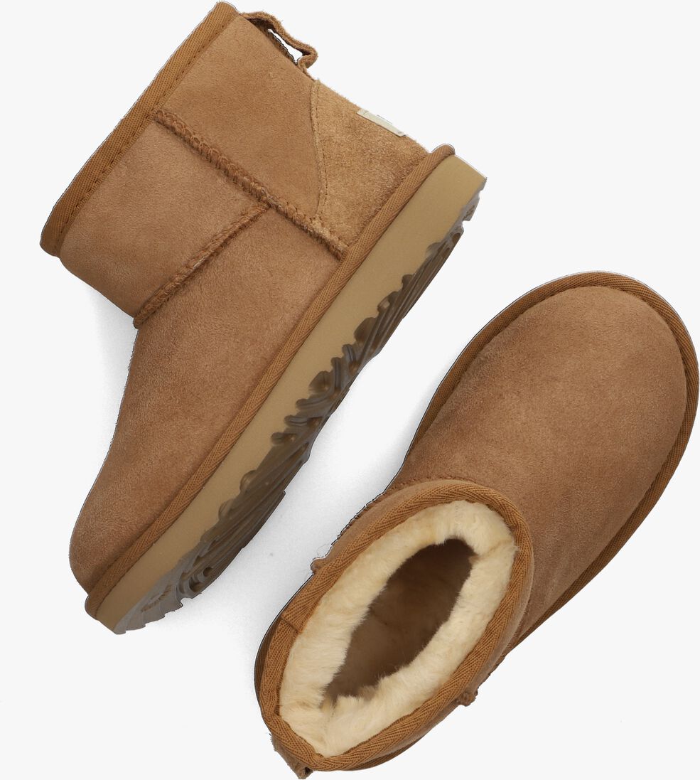 UGG cognac ugg vachtlaarzen classic mini ii kids