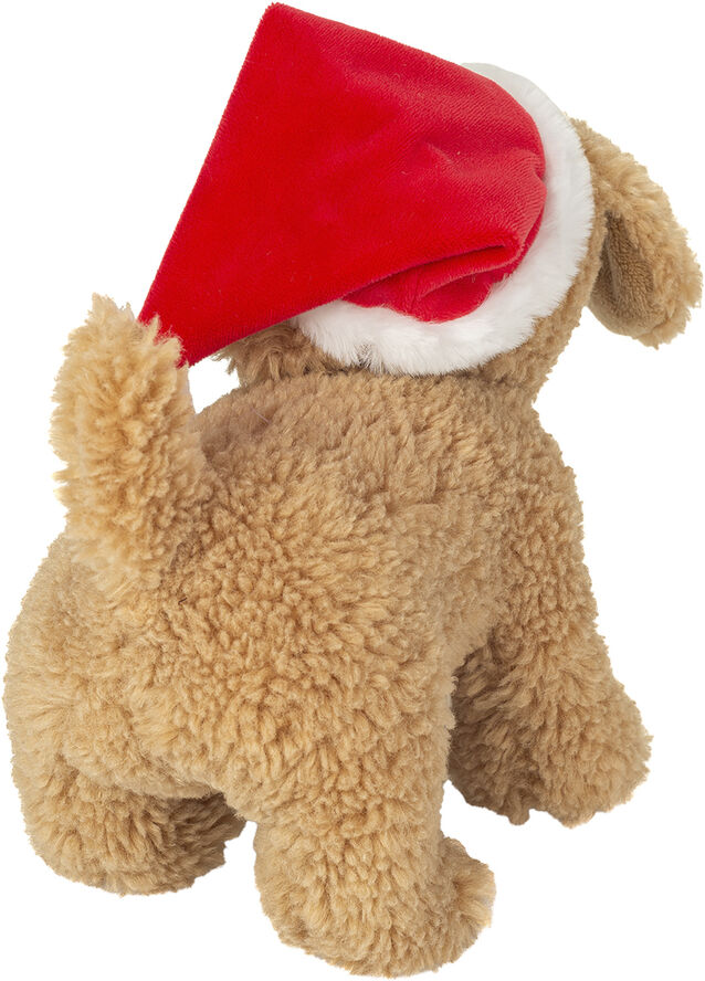 Teddy Hermann Teddy Hermann - Hund med nissehue 20 cm