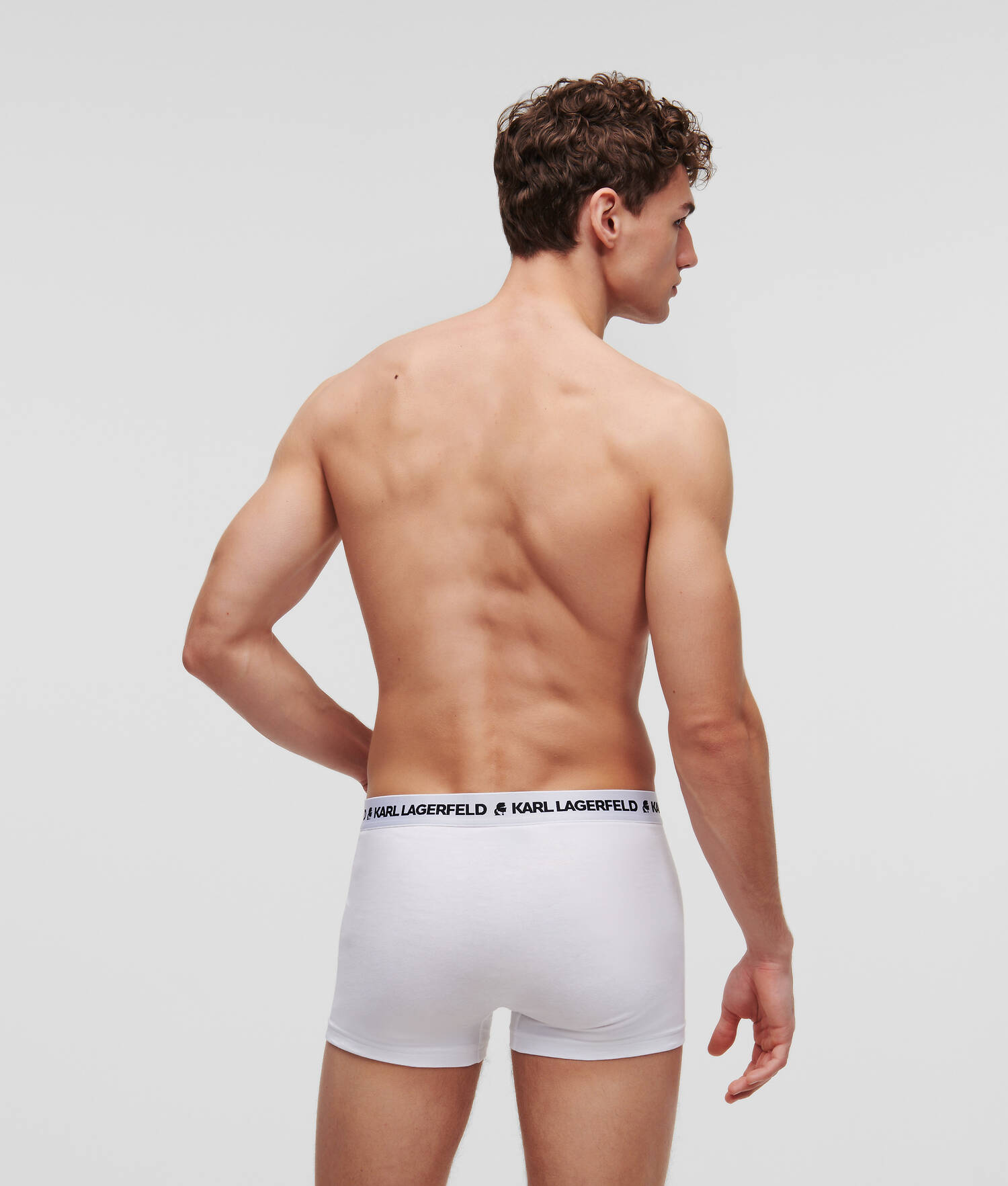 CALEÇON LOGO KARL MONOCHROME - LOT DE 3 - Blanc