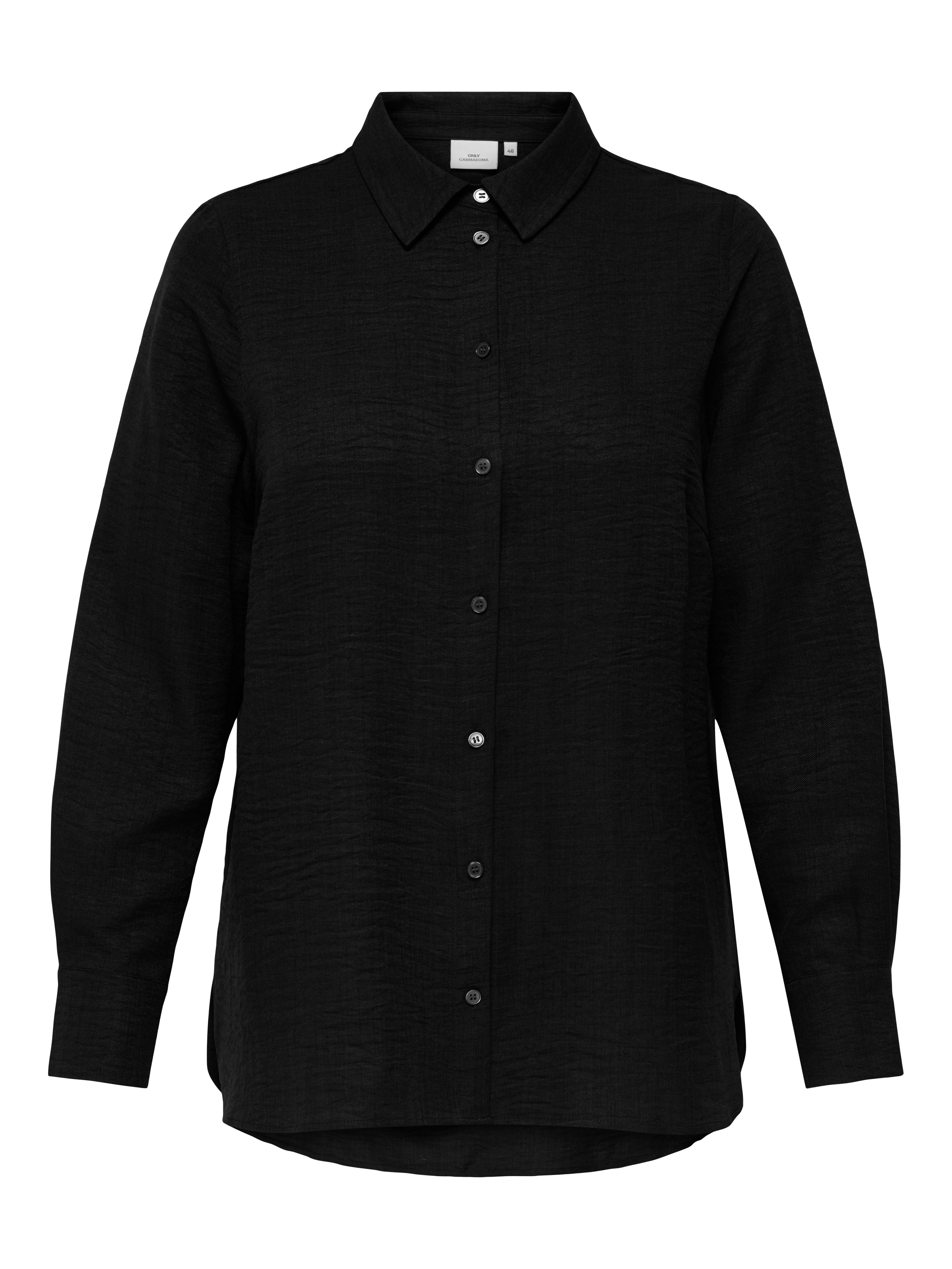 ONLY CARMAKOMA Hemdbluse »CARBAY LS SHIRT WVN BF«