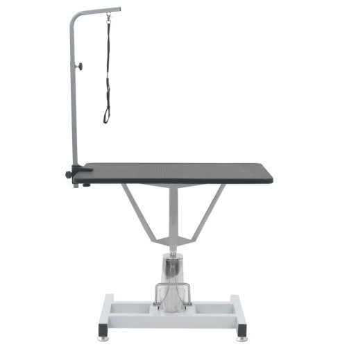 Mesa profissional para tosa de cães, preta