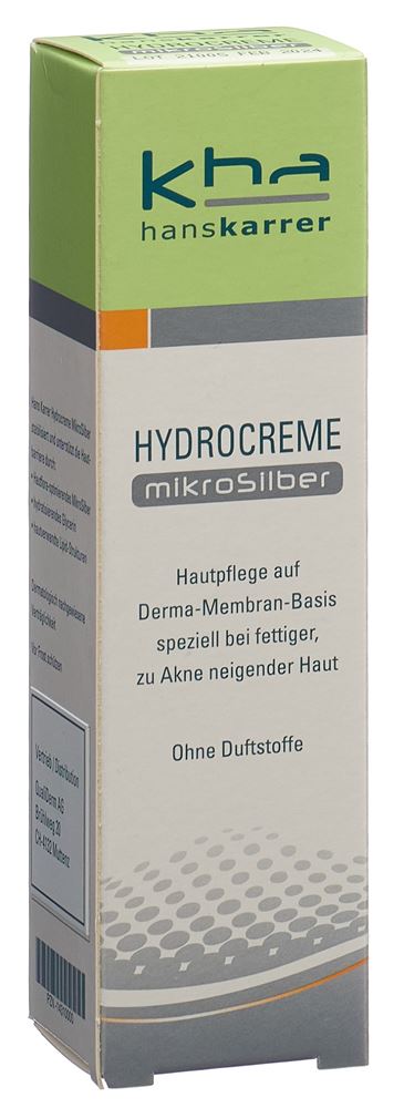 Hans Karrer Hydrocreme MikroSilber Creme Tb 75 ml