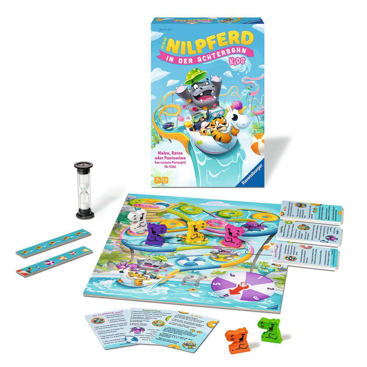 Ravensburger Spiel Das Nilpferd in der Achterbahn Kids