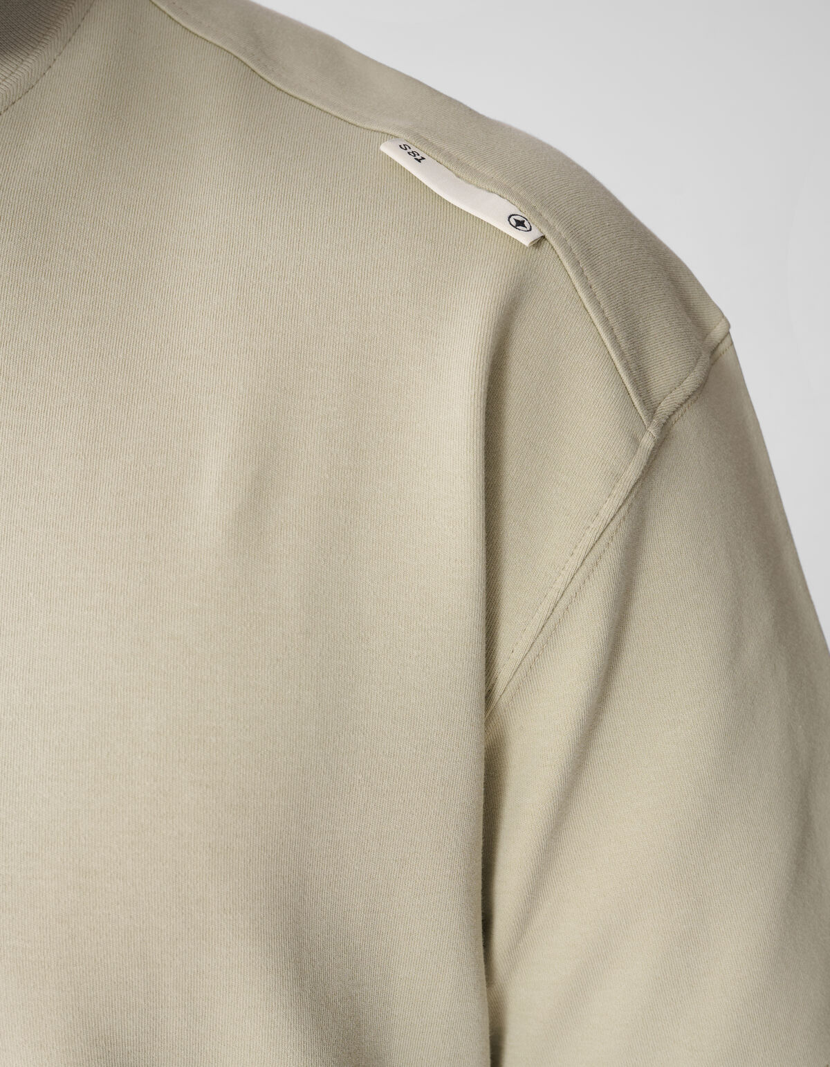 Basis Relaxed Fit T-shirt Lichtgroen