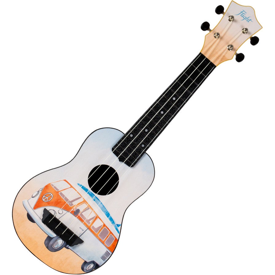 Flight Travel Series TUS25 Bus sopraan travel ukelele met gigbag