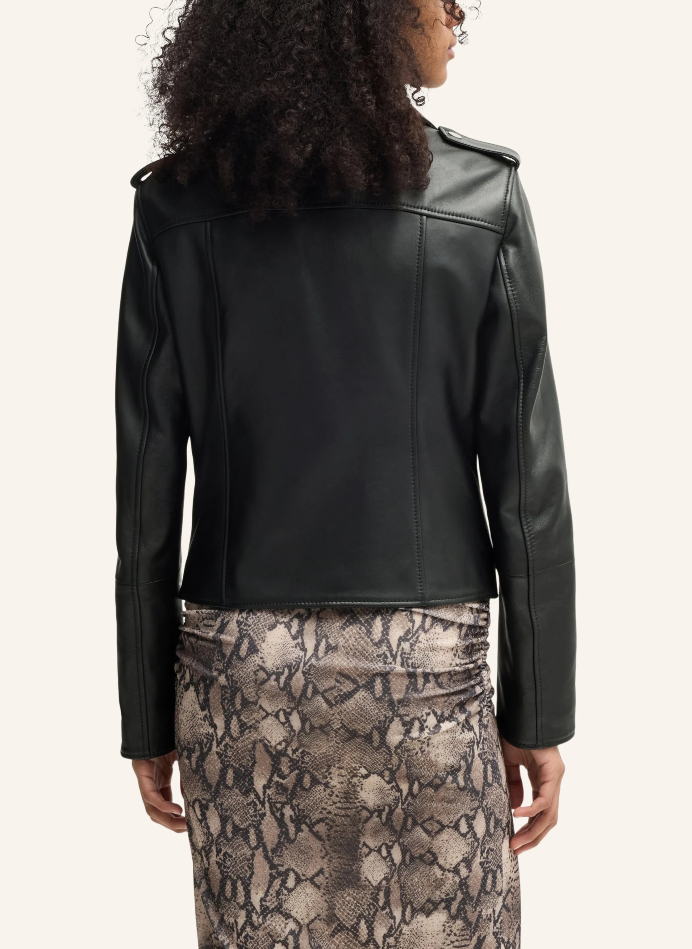 HUGO Lederjacke LUJANA Regular Fit
