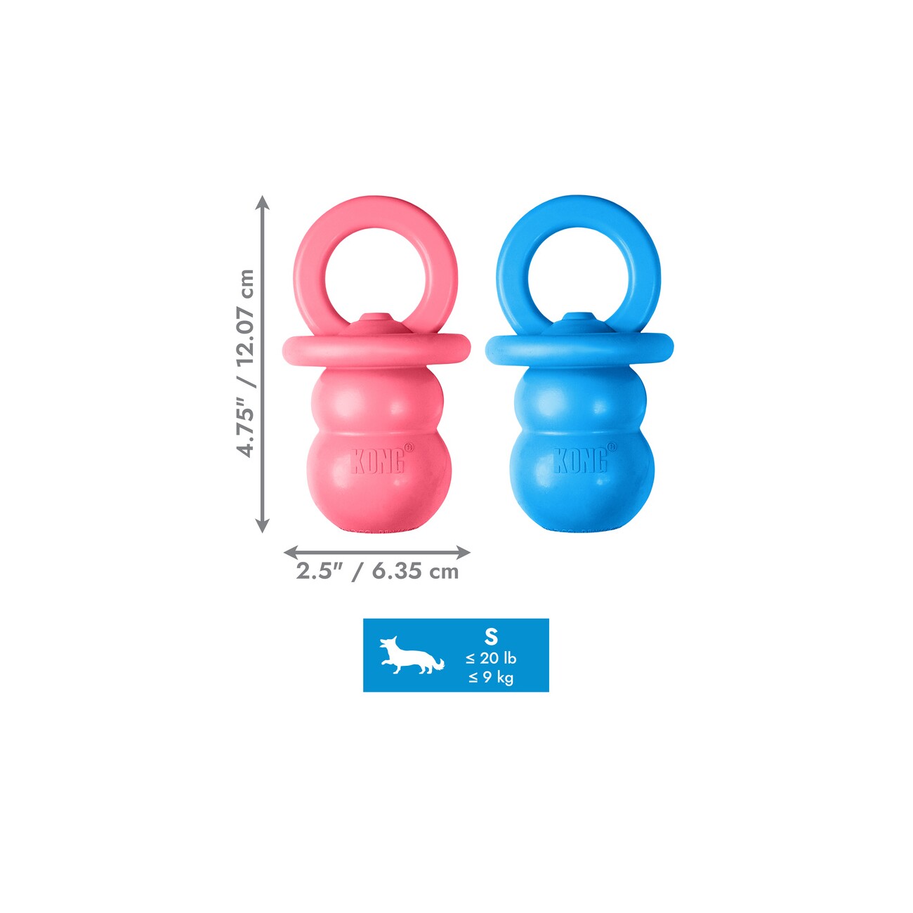 KONG Spielzeug Puppy Binkie S