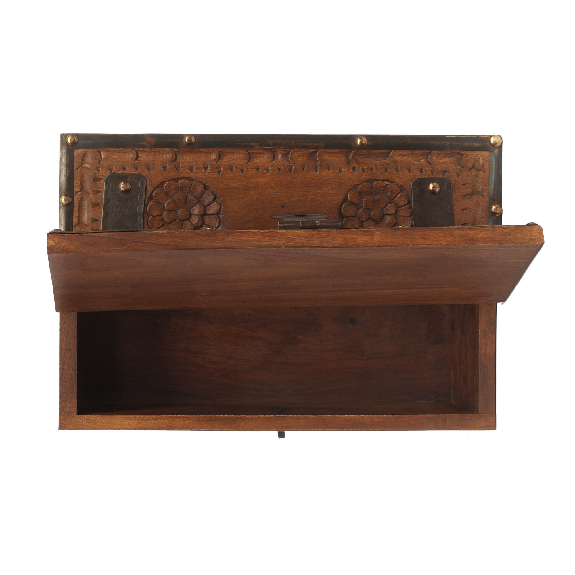 Palisander-Truhe, natur, B 37 cm, L 22 cm, H 12 cm von fischer's lagerhaus