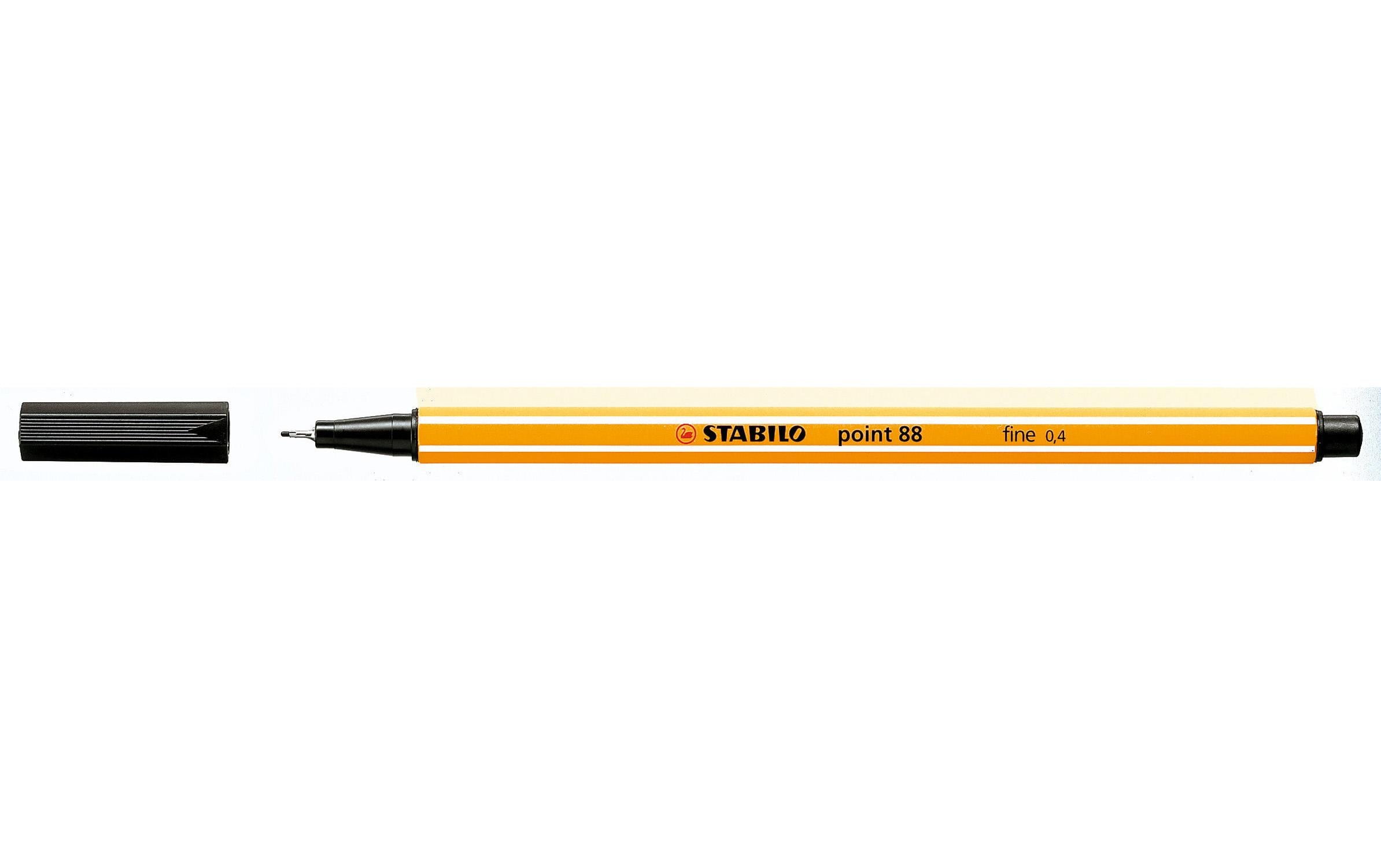 Fineliner point 88 10 Stück, SchwarzIdeal zum Skizzieren und Schreiben