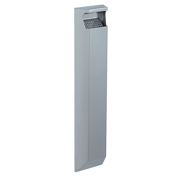 Cendrier mural Rossignol 3 L gris métal
