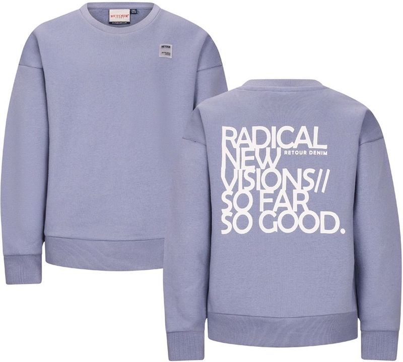Retour jongens sweater - Stone washed