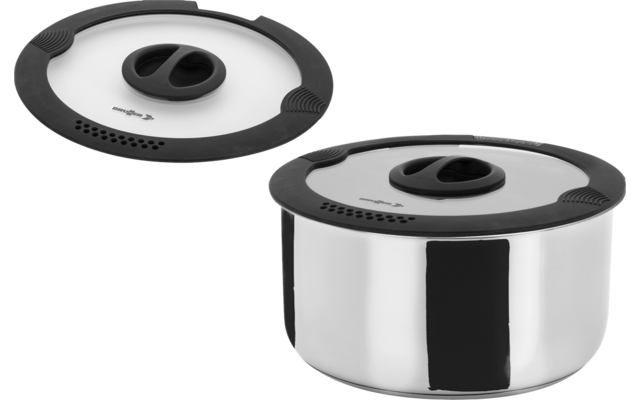 Brunner Academy Mini Kochset mit Pfanne und Töpfen 5-teilig mit Transporttasche