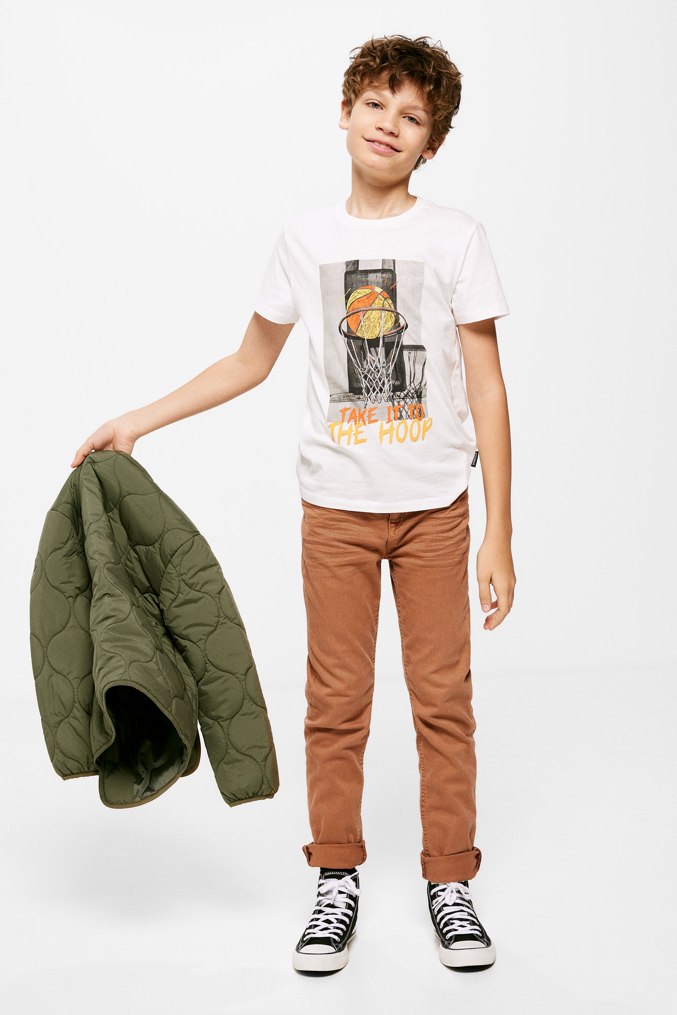 Camisa de basquete infantil