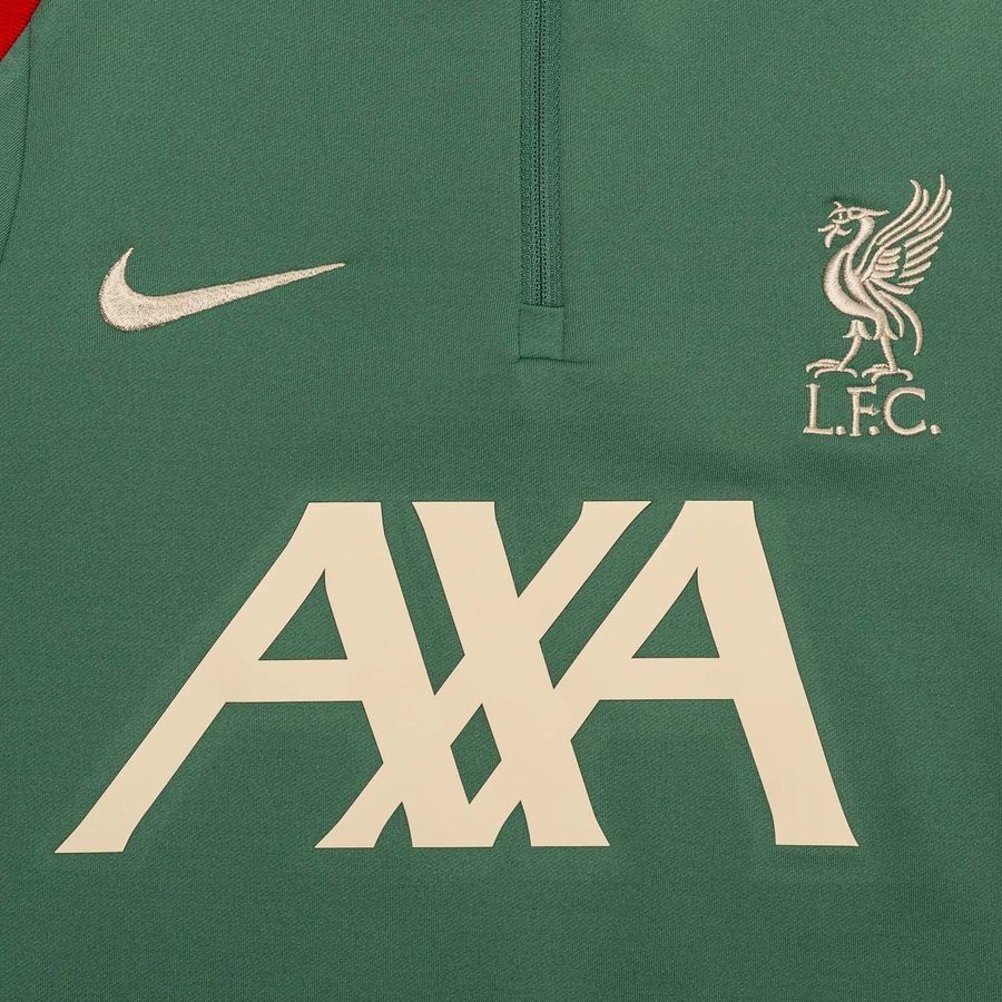 Liverpool Maillot d'Entraînement Dri-FIT Strike Drill - Vert/Rouge