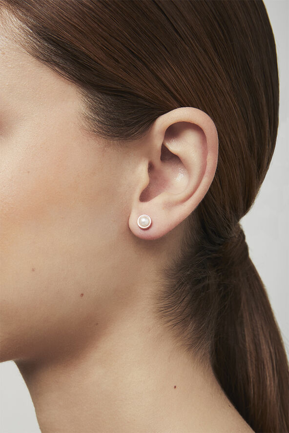 Ted Baker SINAA: CRYSTAL STUD EARRING Rose gold/pearl