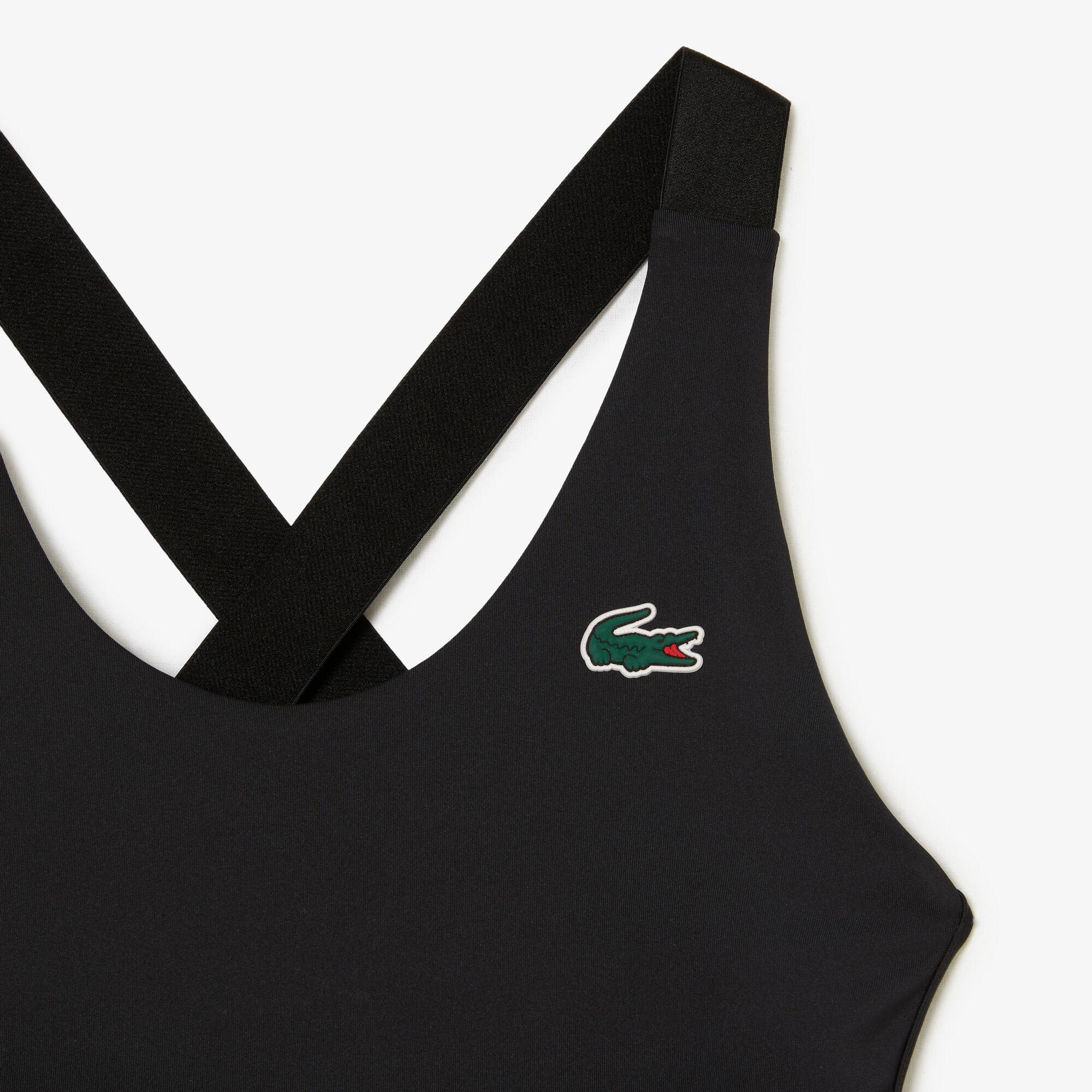 Brassière Sport avec dos croisé contrasté Brassières & Leggings - Noir - Lacoste - Femme
