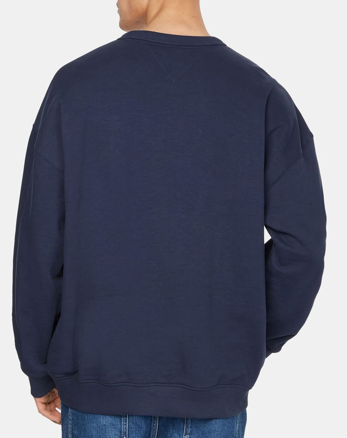 Tommy Jeans Sweat Reverse Slub bleu marine
