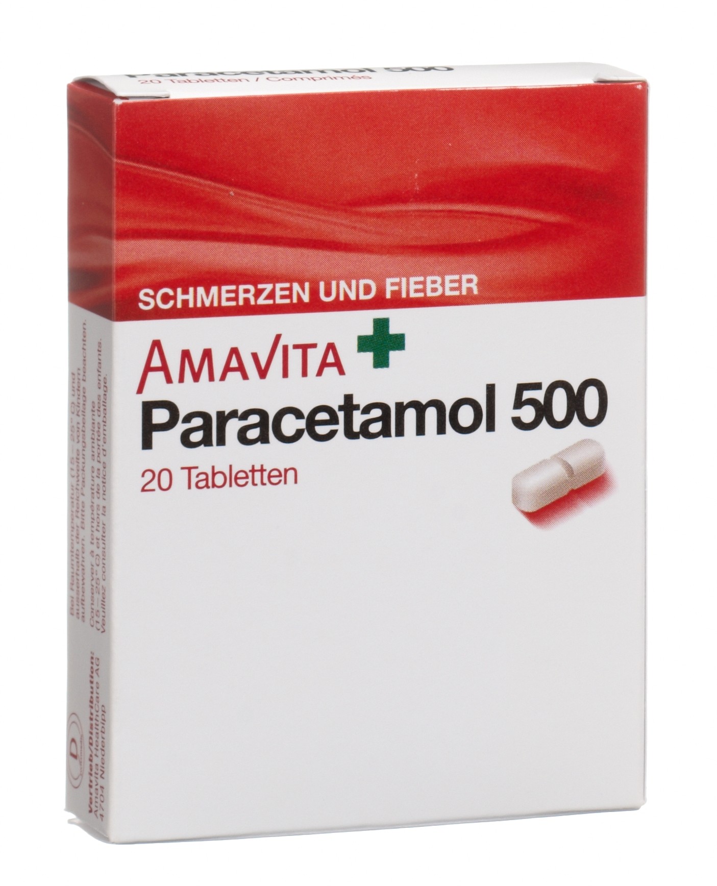 Amavita Paracetamol Tabl 500 mg Blist 20 Stk