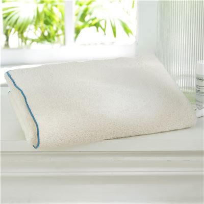 Linge de toilette uni finition bourdon (480 g/m²) - BECQUET CRÉATION